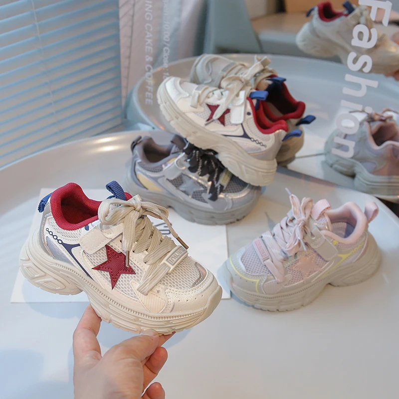 

Origin Girl Shoes Autumn Children Sneaker Fabric Platform Sole Comfortable Kids Casual Sneaker for Girls New Sports Shoes
