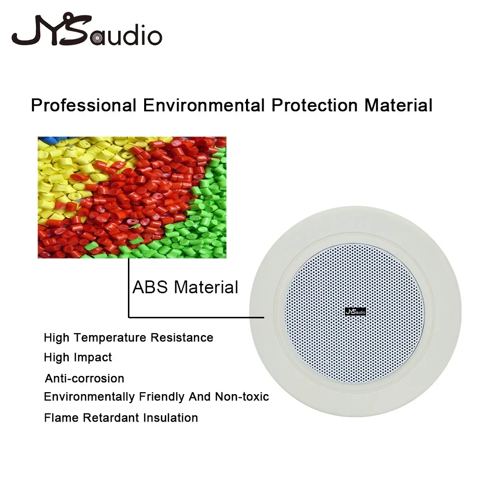 Sistema PA IP55 Altavoz de techo en la pared Altavoces estéreo para barcos al aire libre impermeables y resistentes a la intemperie Perfecto para ATV marino UTV