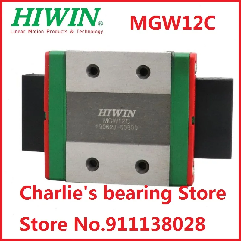 1pc 100% brand new original genuine Hiwin brand miniature linear guide block MGW12C