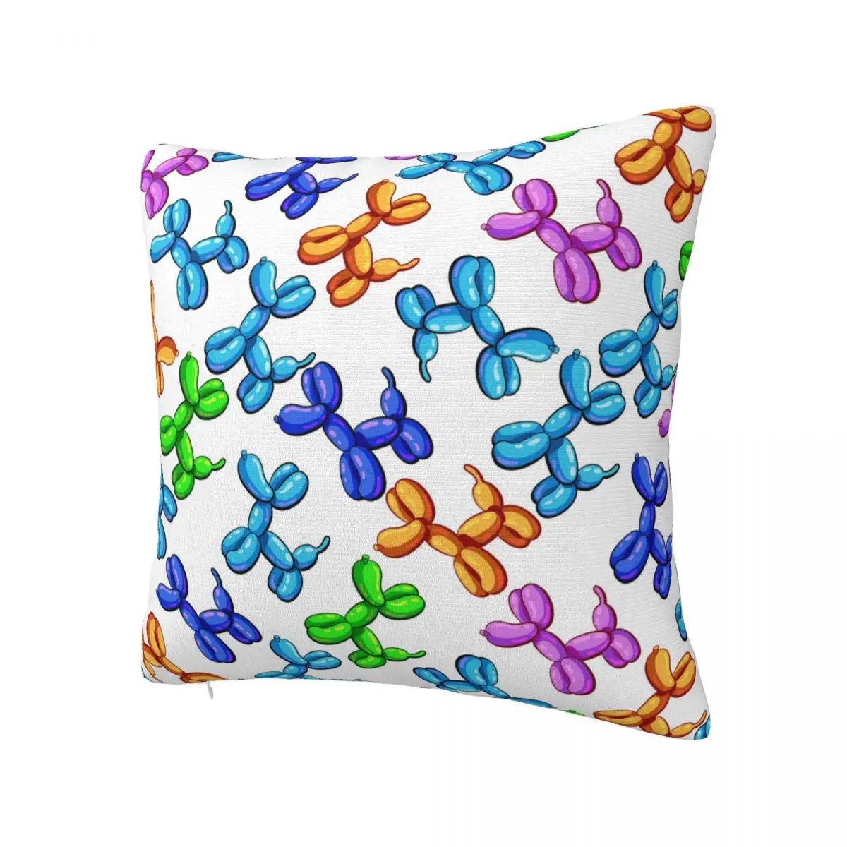 Balloon Dog Pillow Cover Colorful Animal Art Soft Pillow Case Cushion Cover Pattern Pillowcases For Chair Sofa Home Decoration