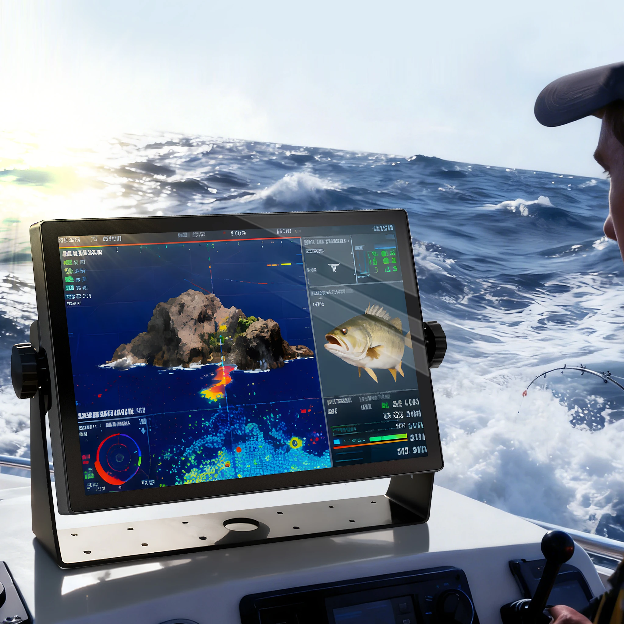 

Marine Monitor High Brightness Lcd Display Capacitive Waterproof Touch Screen IP65/67 Industrial Outdoor Touch Screen Monitors