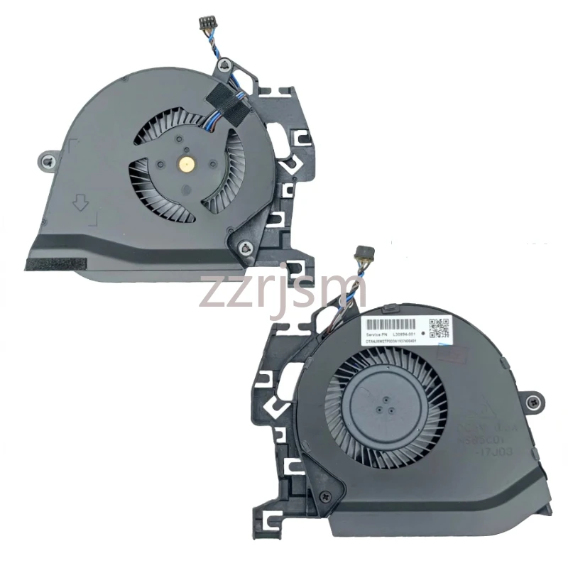 

For ZBook Studio 15 G5 G6 15G5 15G6 CPU GPU Fans Cooler Laptop PC Cooling Fan L30894 001 L30895 NS85C01 17J03 17J04 New