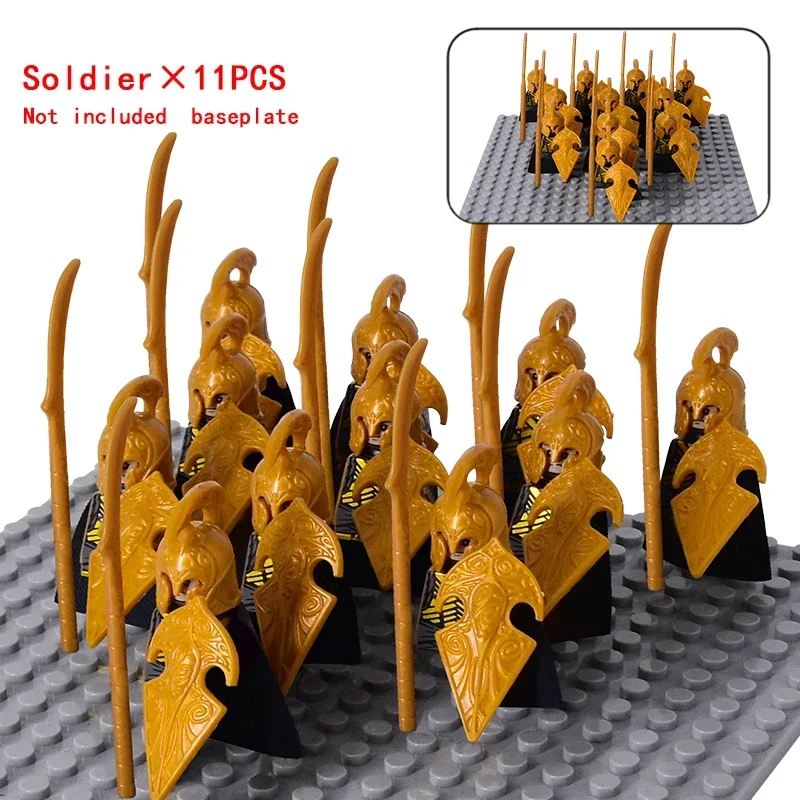 MOC Accessories Armor Shield Wea-pon DIY Toys Medieval Dwarf Warrior Elves Knights lotr Figures Building Blocks For Kid gift