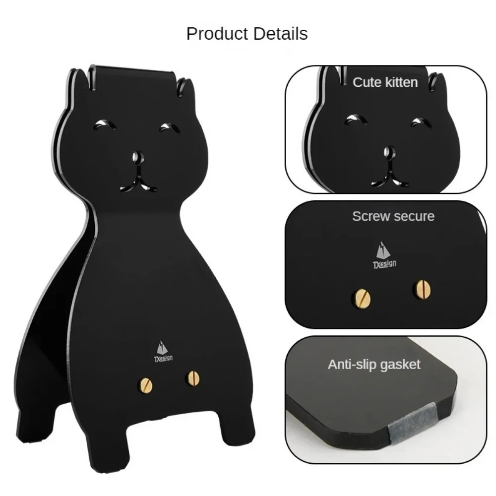 Cute Headphones Stand Headphones Desktop Stand Cute Dog Shape Acrylic Earphone Hanger Universal Simple Headphone Display ForHome