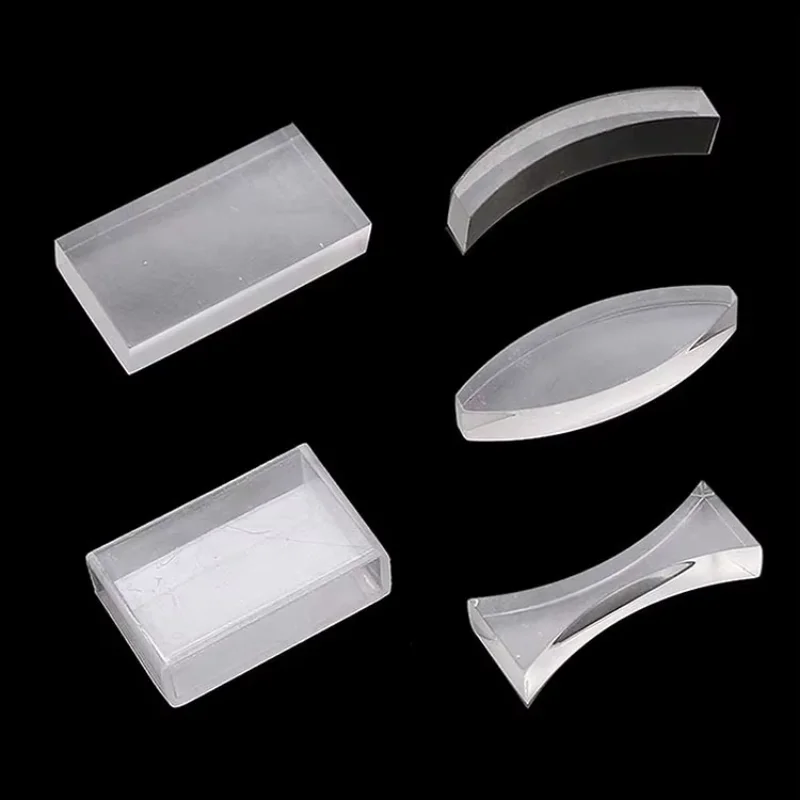 실험실 장비 광학 프리즘 오목 볼록 렌즈 프리즘 세트 교육용 광학 키트 청소년 선물