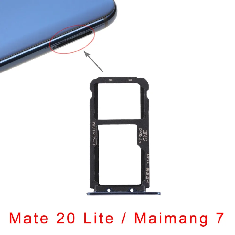 For Huawei P smart +  Nova 3i\\Mate 20 Lite \\ Maimang 7 SIM Card Tray