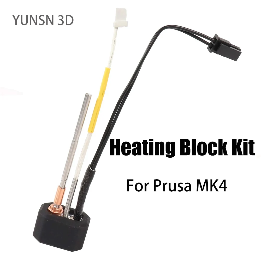 

Prusa I3 MK4 XL Hotend Kit Silicone Sock Heatbreak Thermistor Heater Cartridge for Prusa Nextruder 3d Printer MK4 Hotend Part