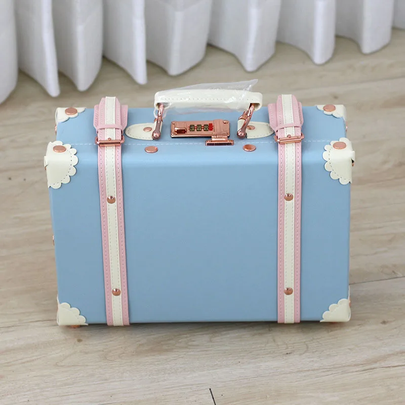 Female Makeup Suitcase Mini Box Portable Small Travel Bag Cosmetic Storage Box New Large Capacity Small Carry on Hand Luggage