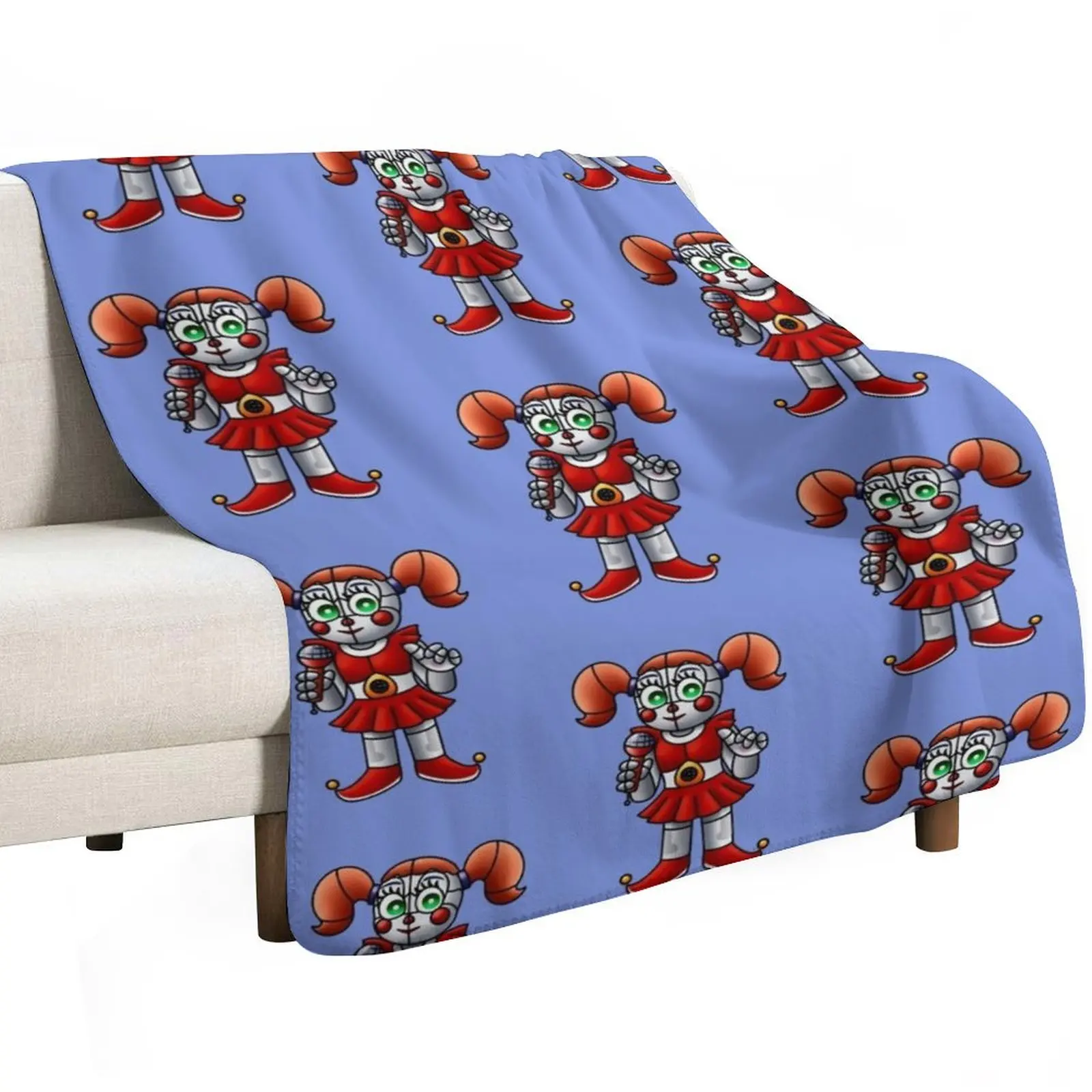 

Circus Baby Throw Blanket Decorative Sofas Soft Plaid Custom Blankets