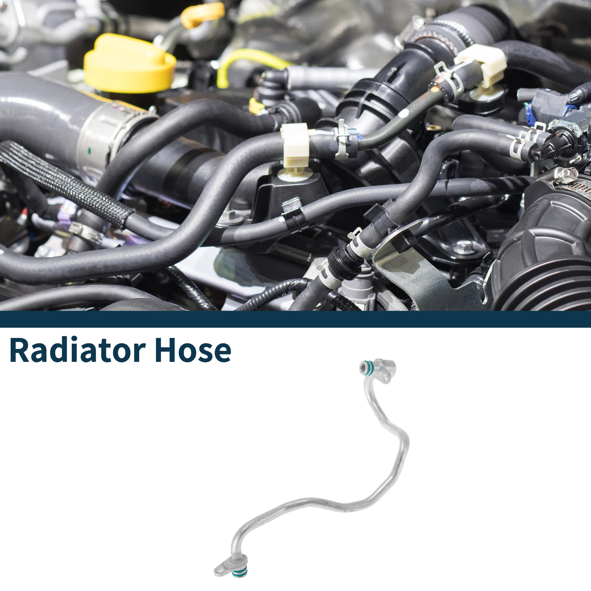 

Шланг радиатора UXCELL для Mercedes-Benz CL550 No 2782001851, шланг охлаждающей жидкости, серебристый тон