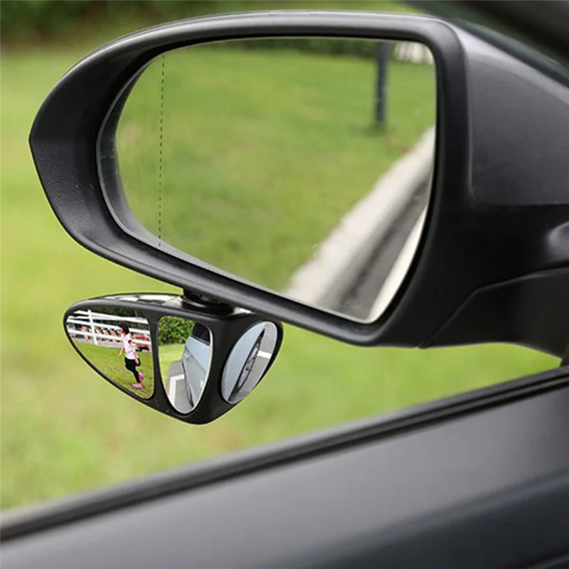 

Superior-3-In-1 360 Degree Rotation Three Sided Blind Spot Mirror Reversing Parking Auxiliary Blind Spot Convex Mirror Left&Righ