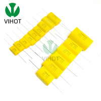 250V Audiophiler Axial MKP Capacitor HIFI Fever Electrodeless Audio Metal Film Coupling Frequency Dividing 1uF~47UF VIHOT
