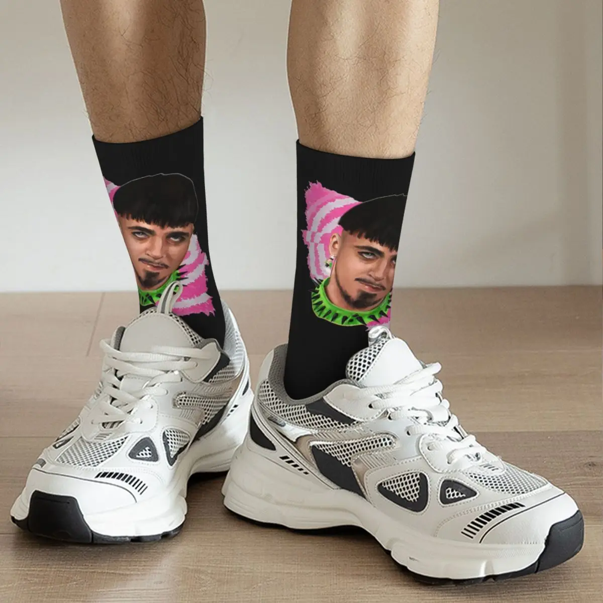 Носки Kaarija Cha Cha Cha в стиле Харадзюку, супер мягкие чулки, всесезонные длинные носки, аксессуары для унисекс, рождественские подарки