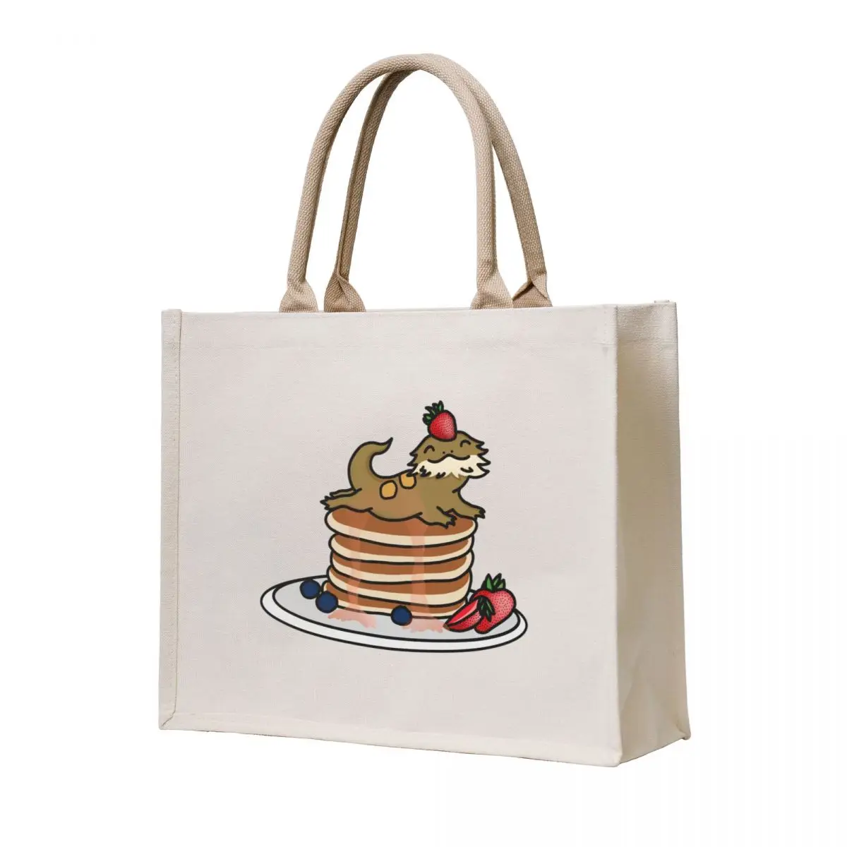 

Bearded Dragon Pancakes Tote Bag tote bag Canvas stote bag female