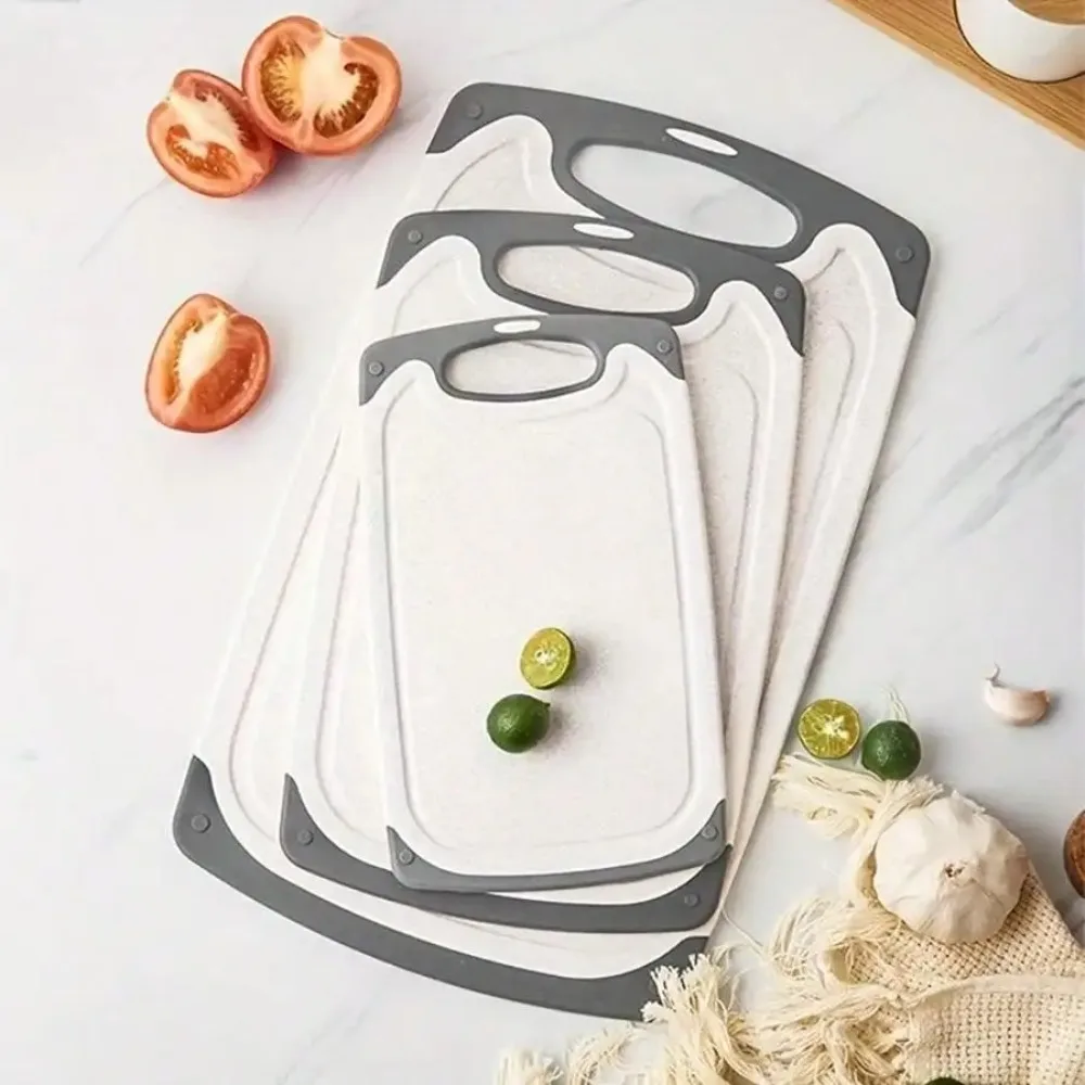 1/3pcs Imitation Marble Cutting Board Double-sided Non-Slip Vegetable Cutting Board Classification Meat Chopping Board Kitchen
