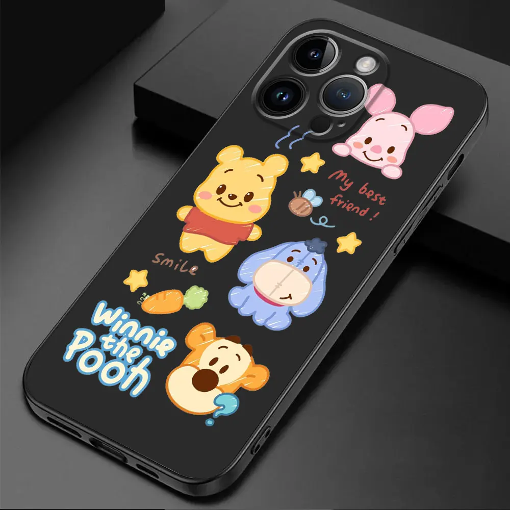 Disney Winnie-funda de silicona para Google Pixel 8 Pro, 7a, 6a, 6 Pro, 7 Pro