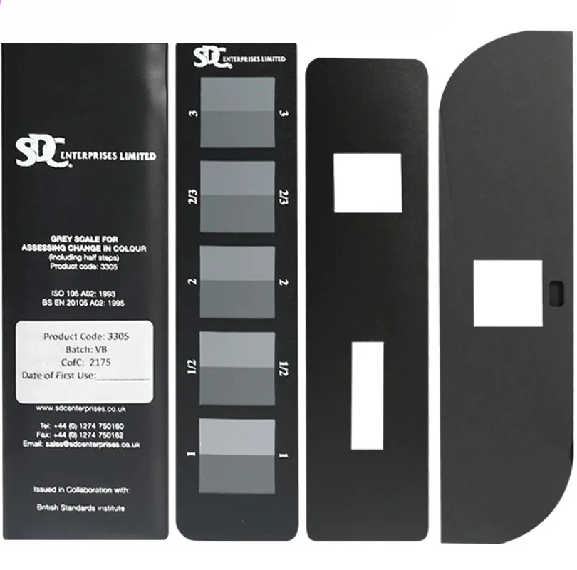 Рейтинг SDC, серая карта ISO105, стандартная карта, меняющая цвет, окрашивающая цвет, серая карта A02A03, меняющая цвет, выцветающая карта образцов, серая карта
