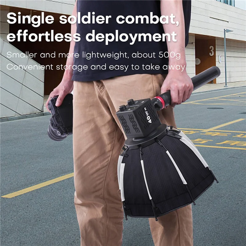 

ABKQ-2Pcs 30Cm Octagonal Softbox Mini Bowens Mount Quick Release Honeycomb Grid Softbox For ZU60 Or M60 COB Fill Light Studio