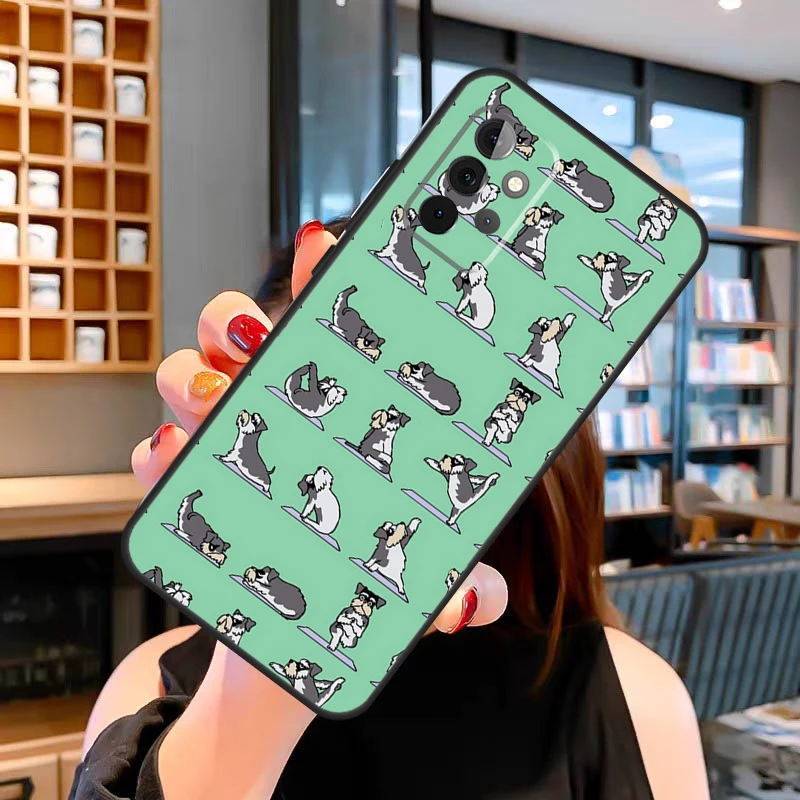 الكرتون شنوزر الكلب القضية لسامسونج غالاكسي A14 A34 A54 A52S A12 A22 A32 A52 A72 A13 A33 A53 A73 A31 A51 A71