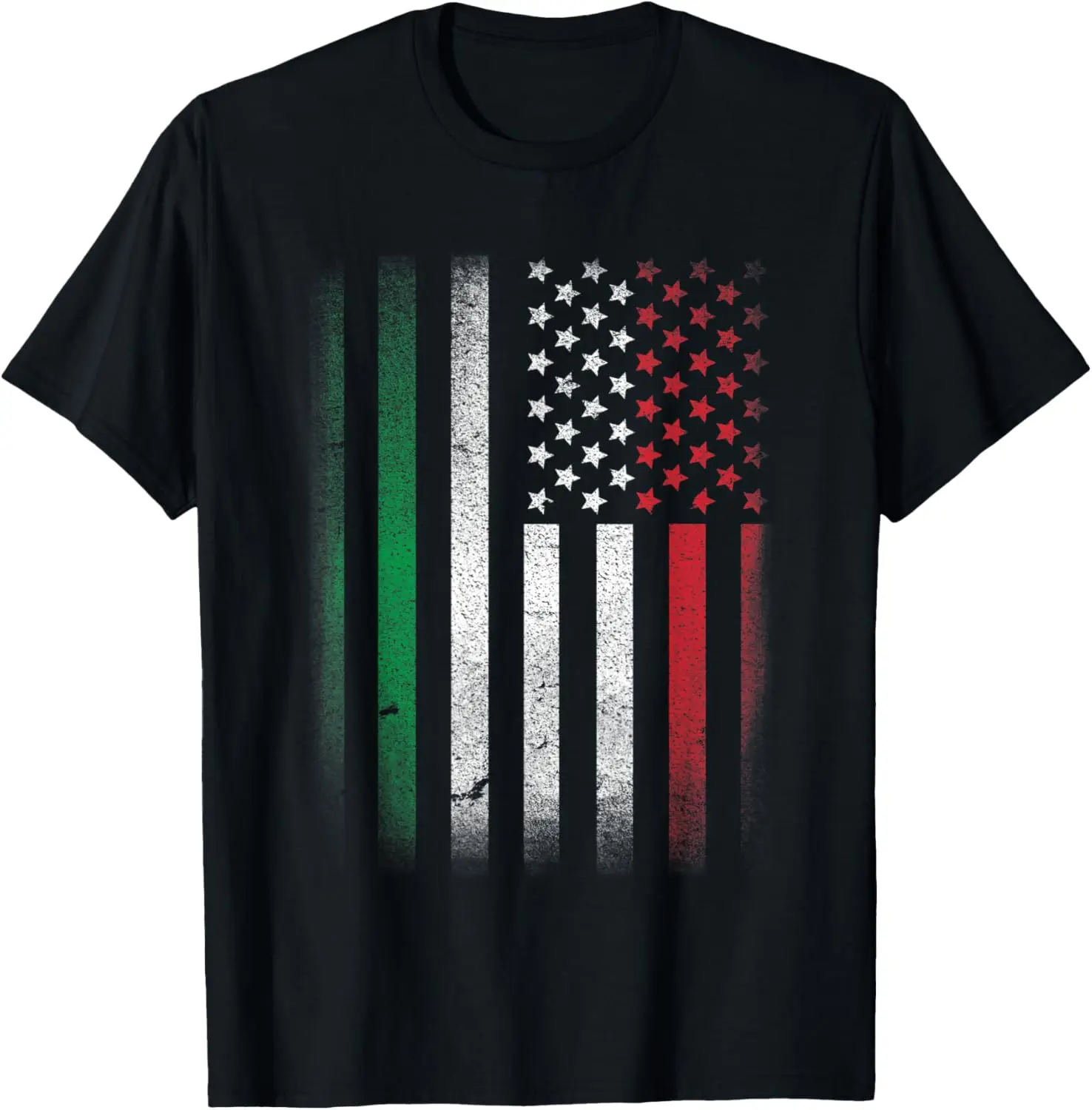 

Italy USA Flag 4th Of July Patriotic American Italian Flag T-Shirt