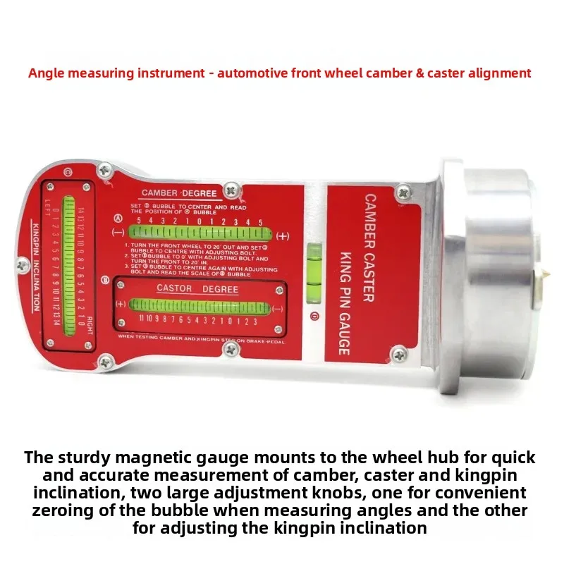 Automotive Front Wheel Tilt Angle Positioning Tester Automotive Rear Wheel Tilt Angle Testing Tool