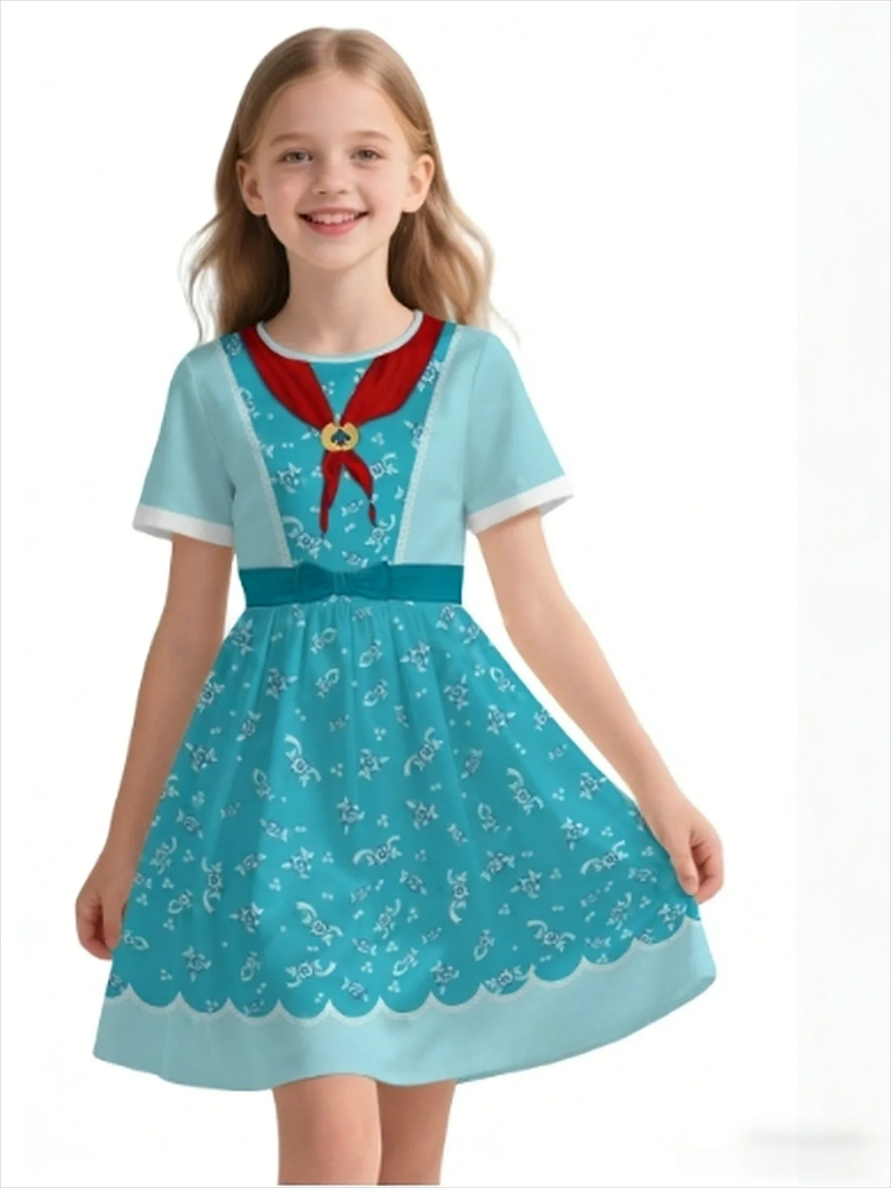 

Holly Cosplay Costume TV Odd Matter Character Final Season Halloween Role-playing Costume Cute Splicing Princess Dress Children