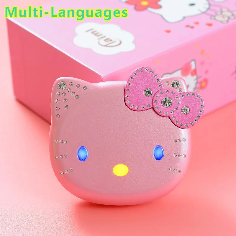 

2023 Мультяшные аниме экшн-фигурки Taiml милый мини-телефон Sanrio Kawaii Hello Kitty Флип-телефон K688 модные подарки для девочек детская игрушка