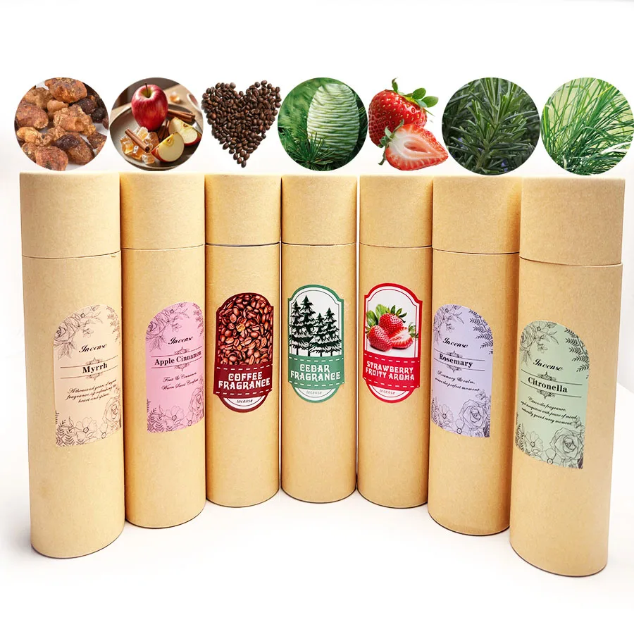 Apple Cinnamon, Myrrh, Coffee, Cedar, Lemongrass, Rosemary, Strawberry 7 Handmade Thread Fragrances, Holiday Gifts