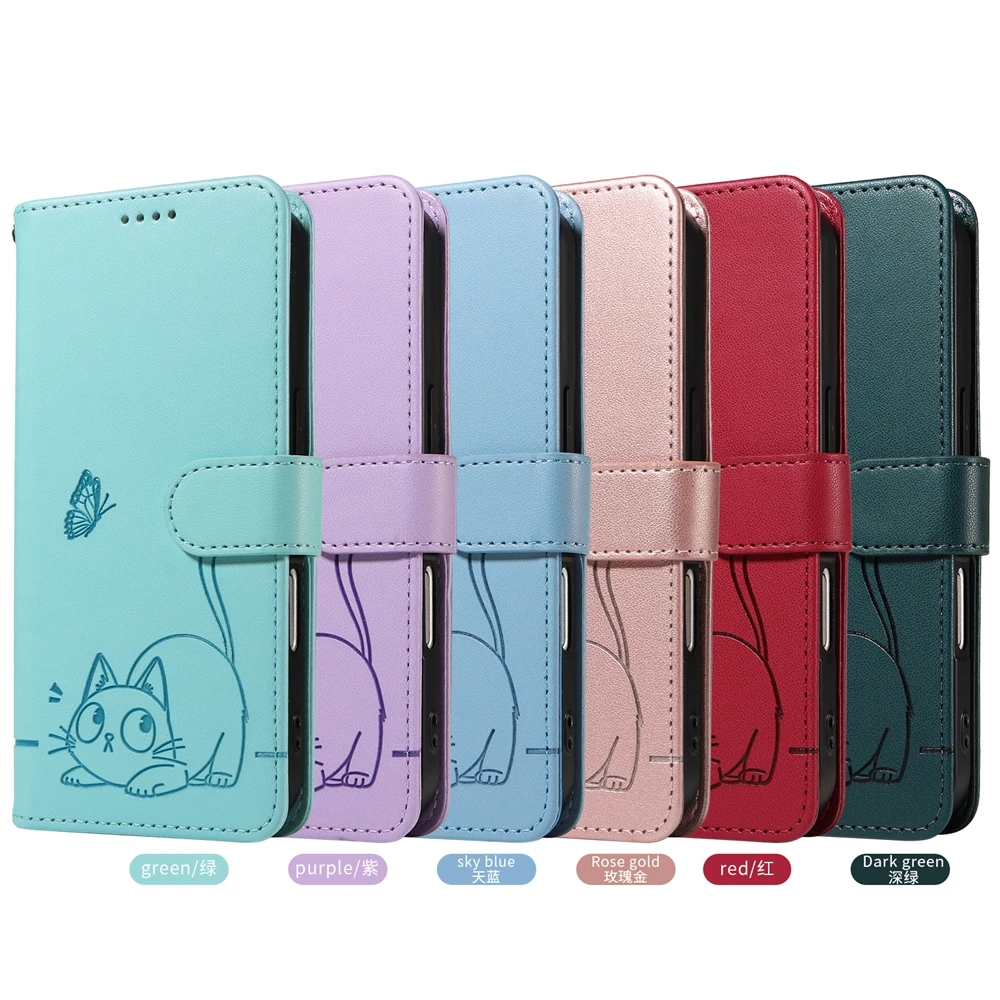 Magnetic Flip Leath…