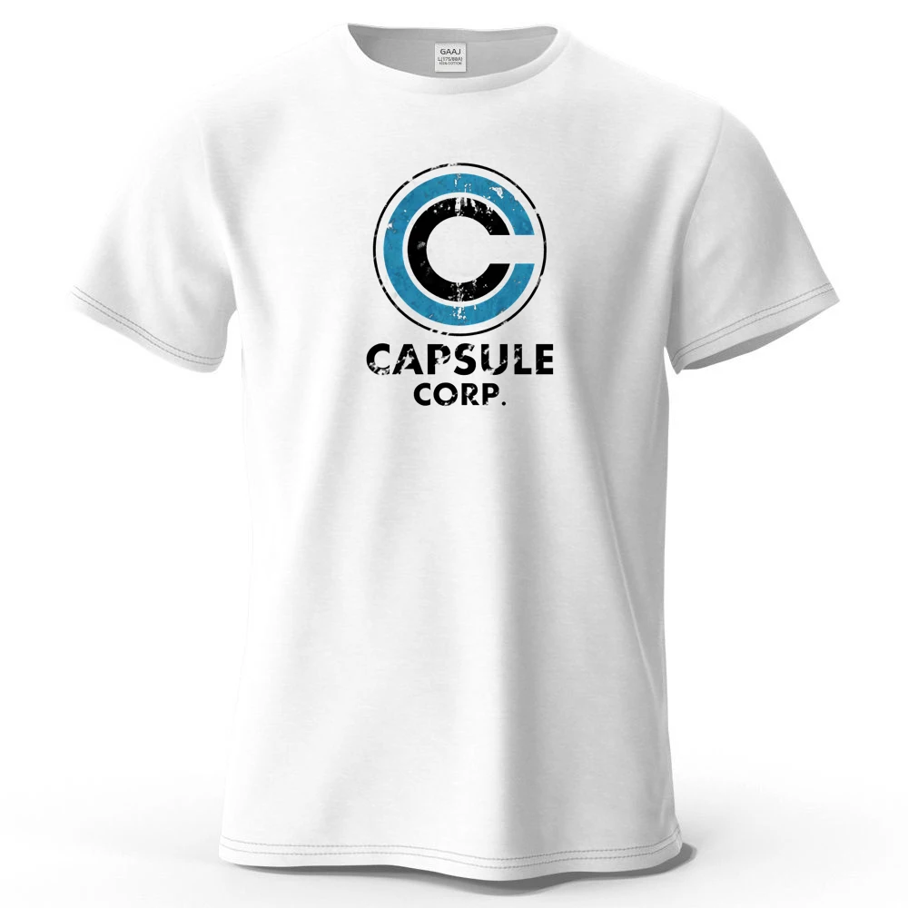 Capsule Corp Lustiges Druck-Japan-Anime-Herren-T-Shirt, Sommer-Streetwear-Oberteile, Modemarke, T-Shirt-Kleidung – Detail 5
