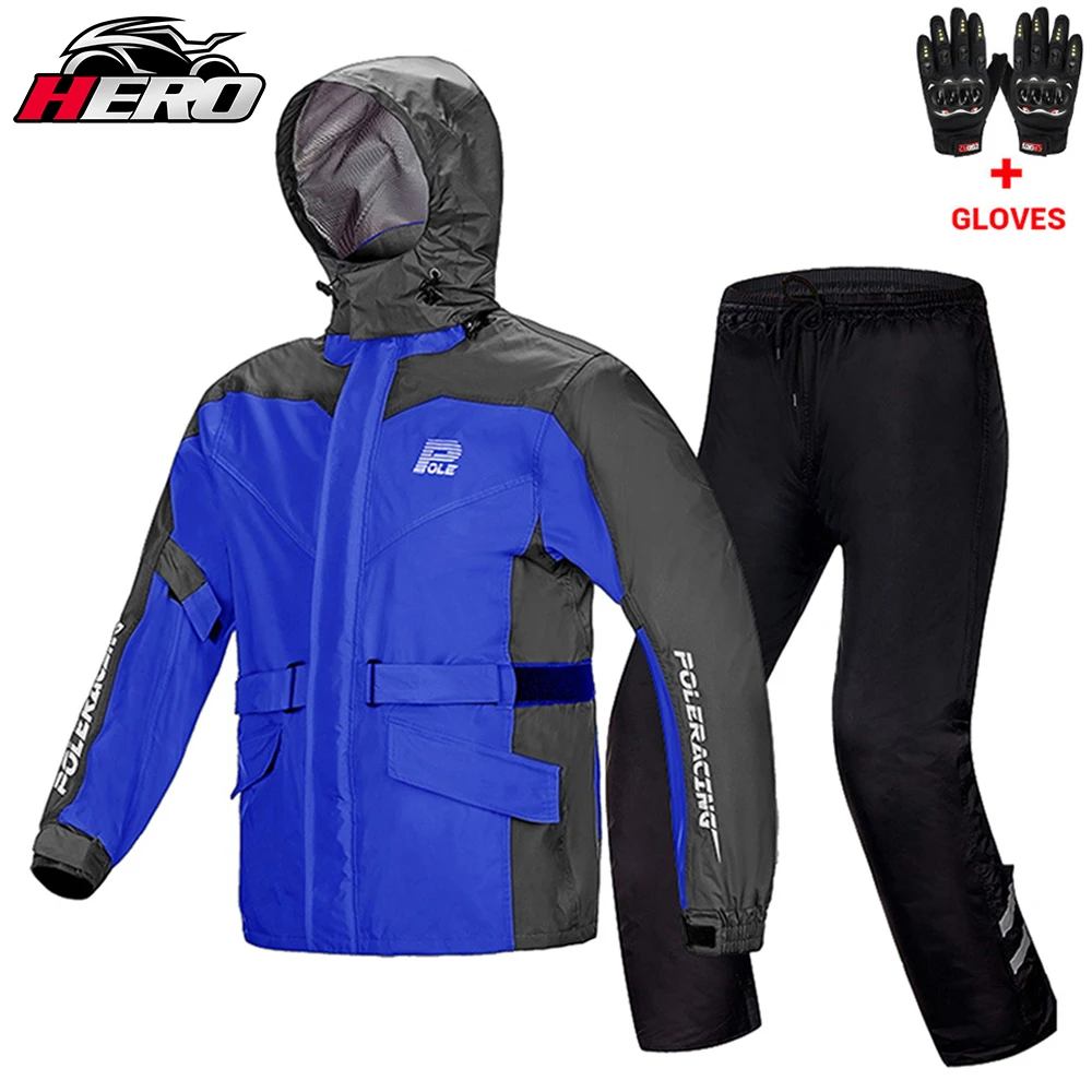 Waterproof Motorbike Riding Mackintosh Four Seasons Breathable Not Stuffy Out Riding Motorbike Sports Equipment Mackintosh Suit