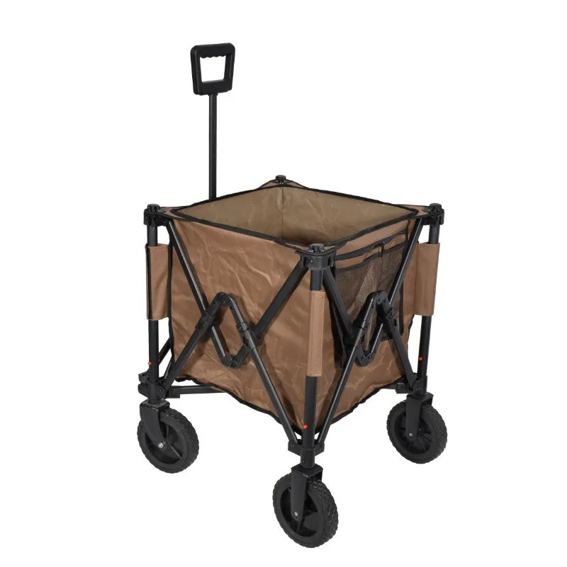 

Outdoor portable picnic cart, foldable shopping cart, camping home outdoor camping cart