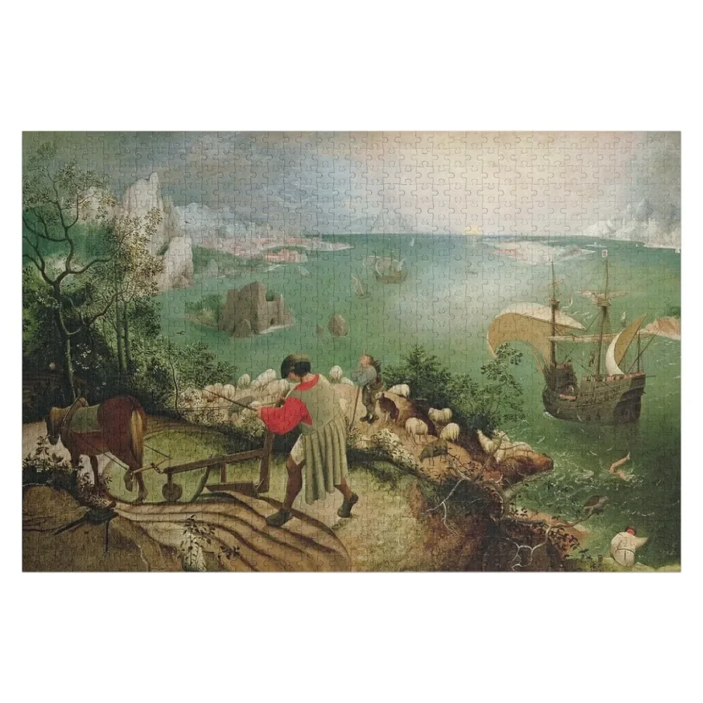 

Pieter Bruegel Icarus Jigsaw Puzzle Customizeds For Kids For Children Woods For Adults Puzzle