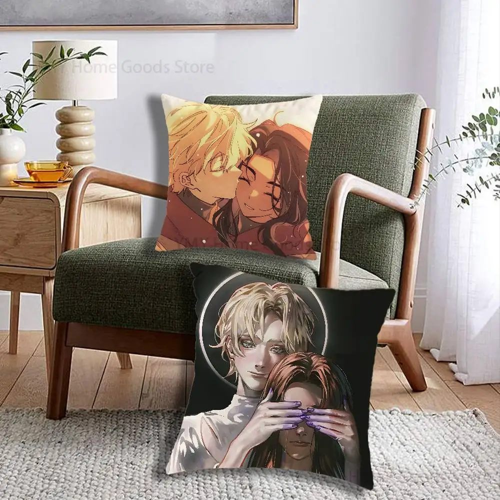 

Anime Cartoon HyunA Luka Cartoon Printing Pillowcase Customized Pillow Cover for Sofa Home Decor