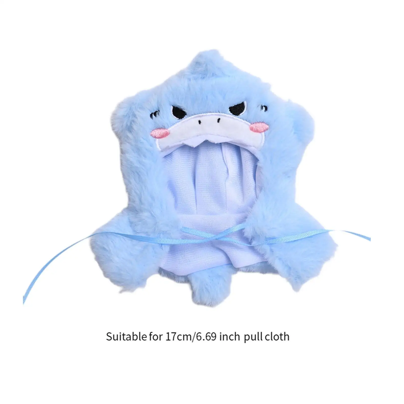 Modepoppen Shark Cloak Accs Kostuumoutfits Miniatuurkleding voor poppen van 17 cm Jongenpoppen Aankleden Meisjespoppen Nieuwjaarsgeschenken