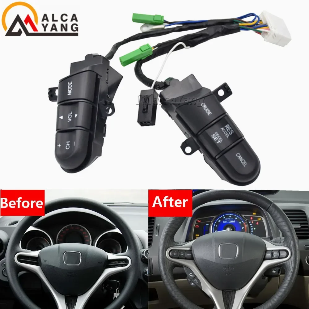 NEW Steering Wheel Audio Control Switch Cruise Switch For Honda Civic 2006 2007 2008 2009 2010 2011