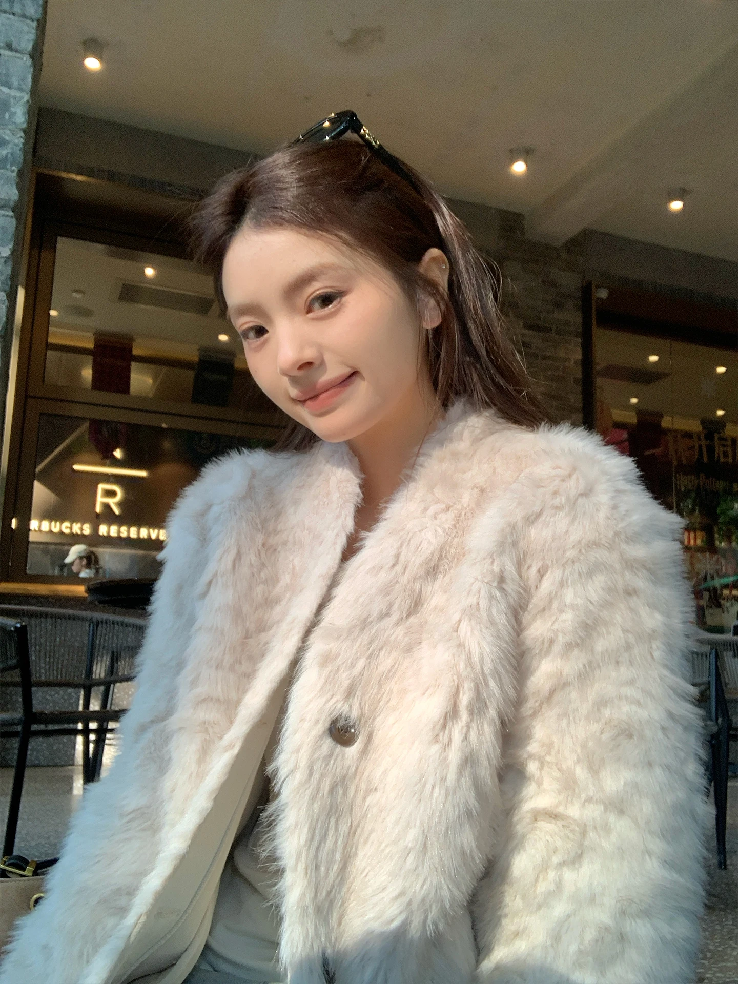 Giacca in Ecopelle FAN ort Thiened 2026, Nuovo Modello Caldo e Snellente, Ecologico, Tinta Unita per Uso Quotidiano per Giovani Donne