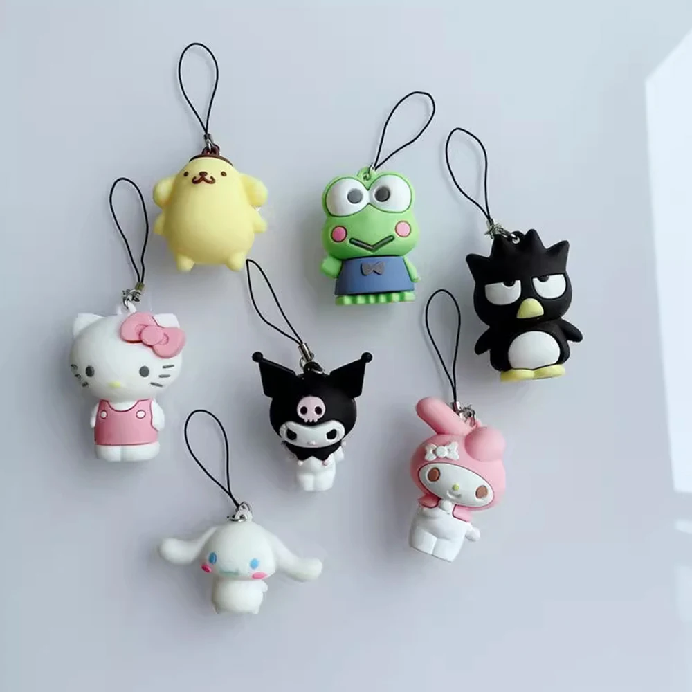 Cute Cartoon Anime Smart Phone Strap Lanyards for iPhone/Samsung/Huawei Case Key Chain Decoration Mobile Strap Rope Phone Charms