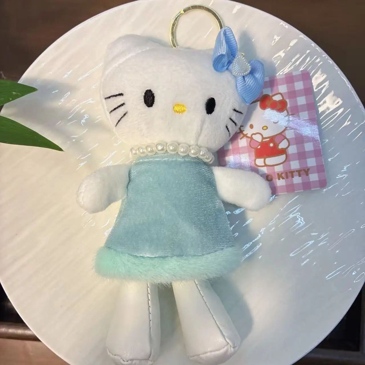 LLavero de muñeco de peluche de gatito de piernas largas de dibujos animados, juguete, mochila, colgante, llavero, figura de muñeca, regalo para niñas y mujeres