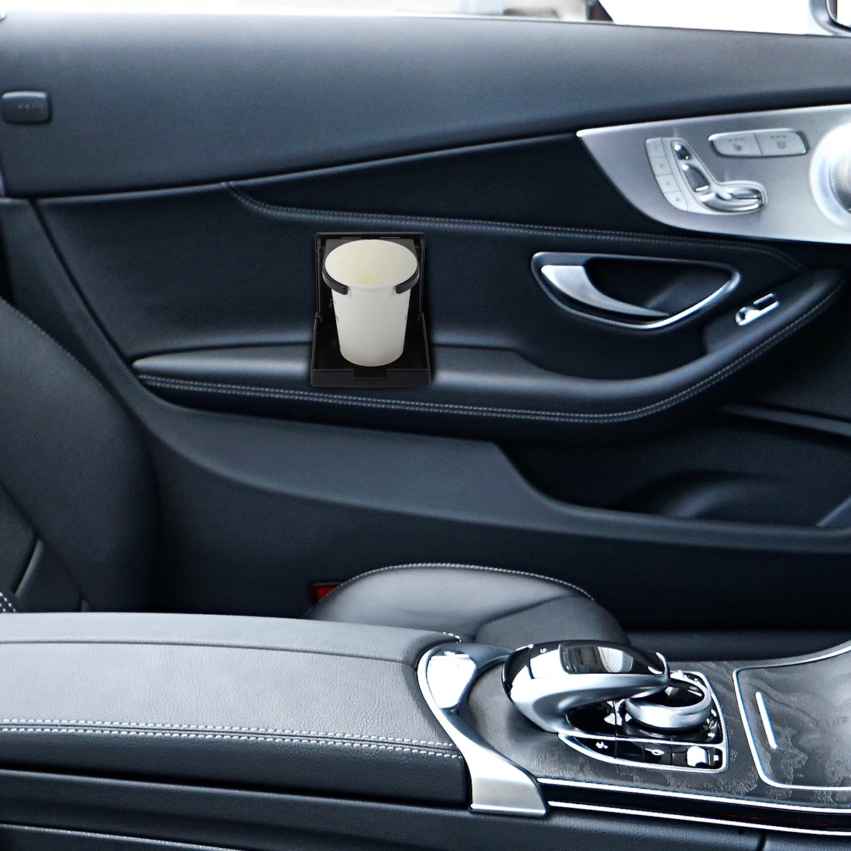 

2pcs Abs Foldable Cup Holder For Car Boat Rv Truck Easy Install Beverage Rack Folding Beverage Rack With Retainer Arms