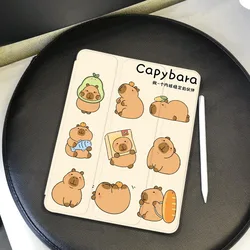 Capybara Ipad Accessories for 2018 9.7 5/6th Ipad Air3 10.5 Ipad 10th Generation Case 7 8 9th 10.2 Funda Cover 10.9 10th Gen