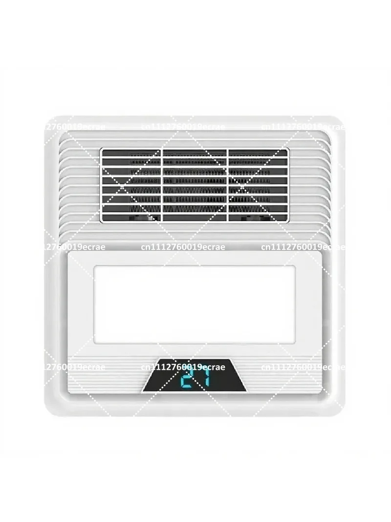Bathroom Ceiling Exhaust Fan with Heater, Integrated Air Ventilation System