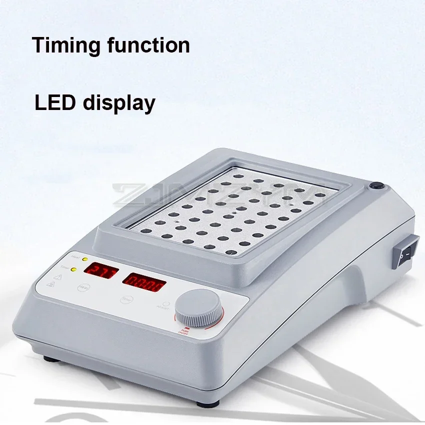 Dry Bath Incubator For Inactivation with Heating Block 0.2-50 mL LED Digital Display Portable Thermostatic Dry Bath HB120-S 160W