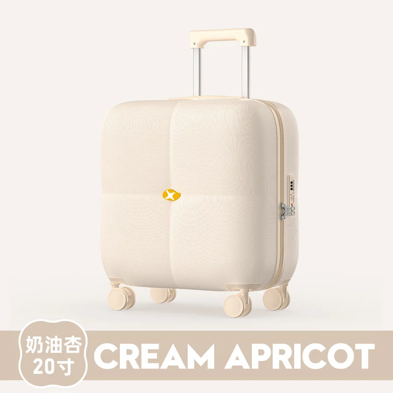 23 New Macaron Trolley Case Large Capacity Ultra-Light Suitcase Male and Female Student Zipper Internet Celebrity Luggage