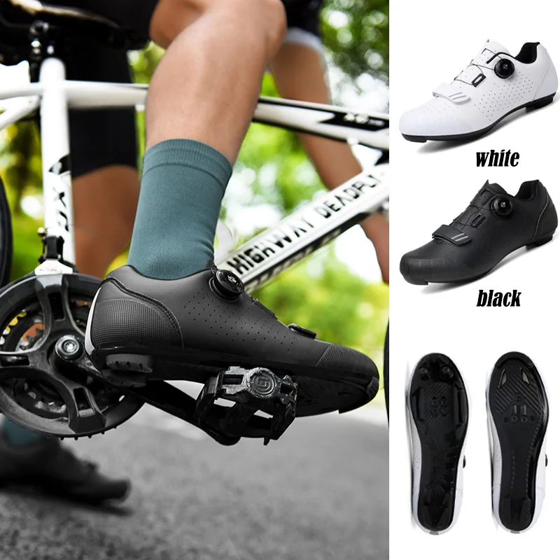 

Spd Cycling Shoes Men Carbon Racing Speed Bicycle Road Bike Women Flat Cleats Mountain Mtb Biking Sneakers