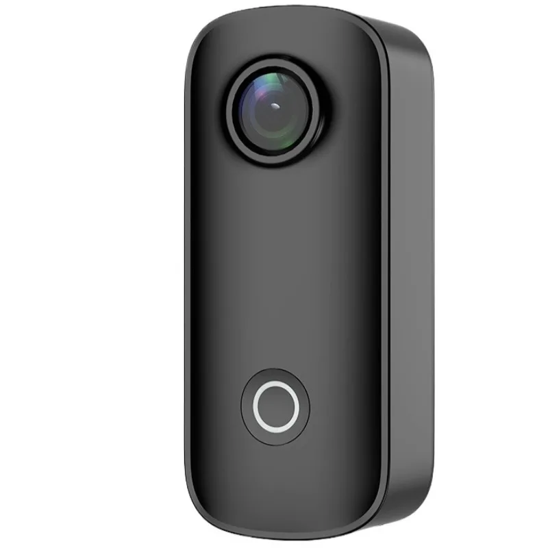 

For C100 Plus Action Cam 4K Electronic Image Stabilization 2.4G WiFi 30M Waterproof with Case Sport Camera Black White