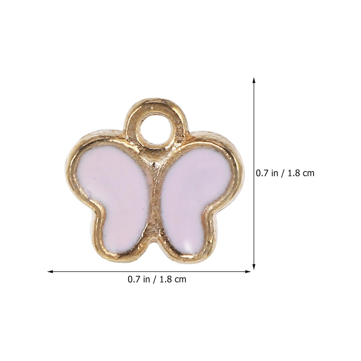 

90pcs Small Butterfly Pendant Alloy Charm DIY Jewelry Making Materials Enamel Cartoon Butterflies Accessories Pendant