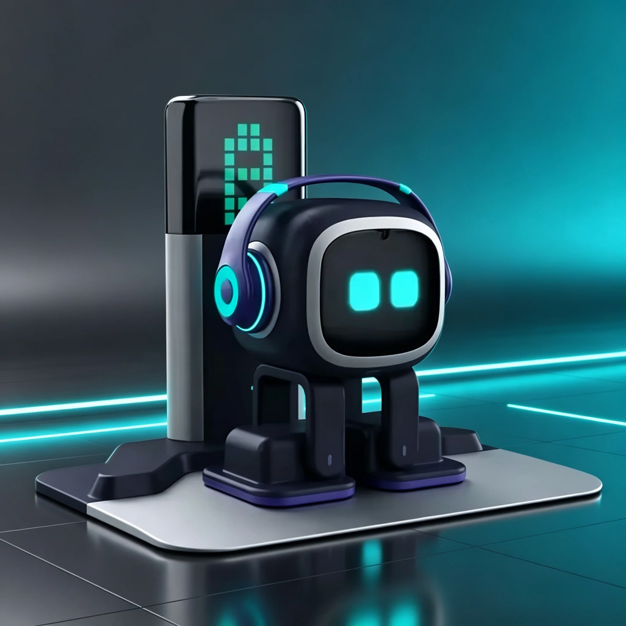 2026 New ESP32-S3 AI EMO Robot Intelligent Voice Interactive Chat Dance Desktop Emotional Companion AI Pet