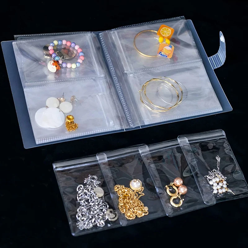 240 Card Antioxidation Jewelry Organizer Storage Book Earring Ring Storage  Bag Packaging Display Jewellry Display Album