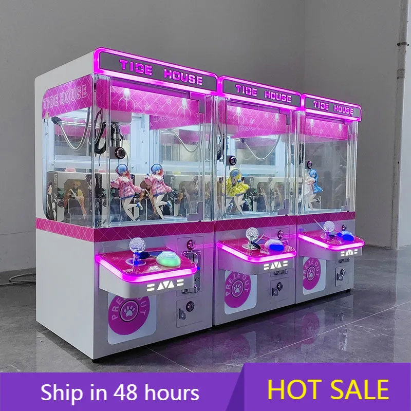 

YTYIN Factory Wholesale Coin Operated Small Arcade Game Machine Cheap Mini Plush Toy Gift Crane Claw for Kids